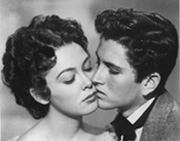 John Barrymore and Barbara Rush
